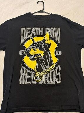 Death Row Records Doberman Graphic T-Shirt Graphic Tee